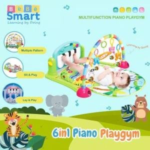 PLAYMAT BEBE SMART FOX 6 IN 1 PIANO