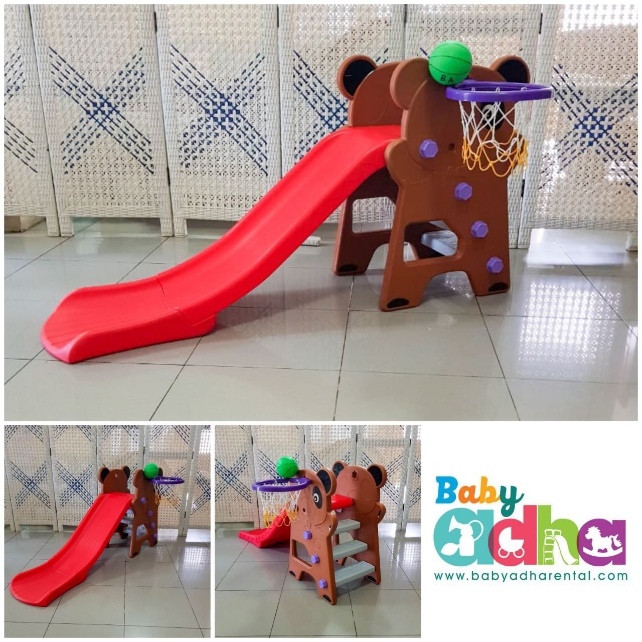 SNS ADHA PANDA BROWN SINGLE SLIDE