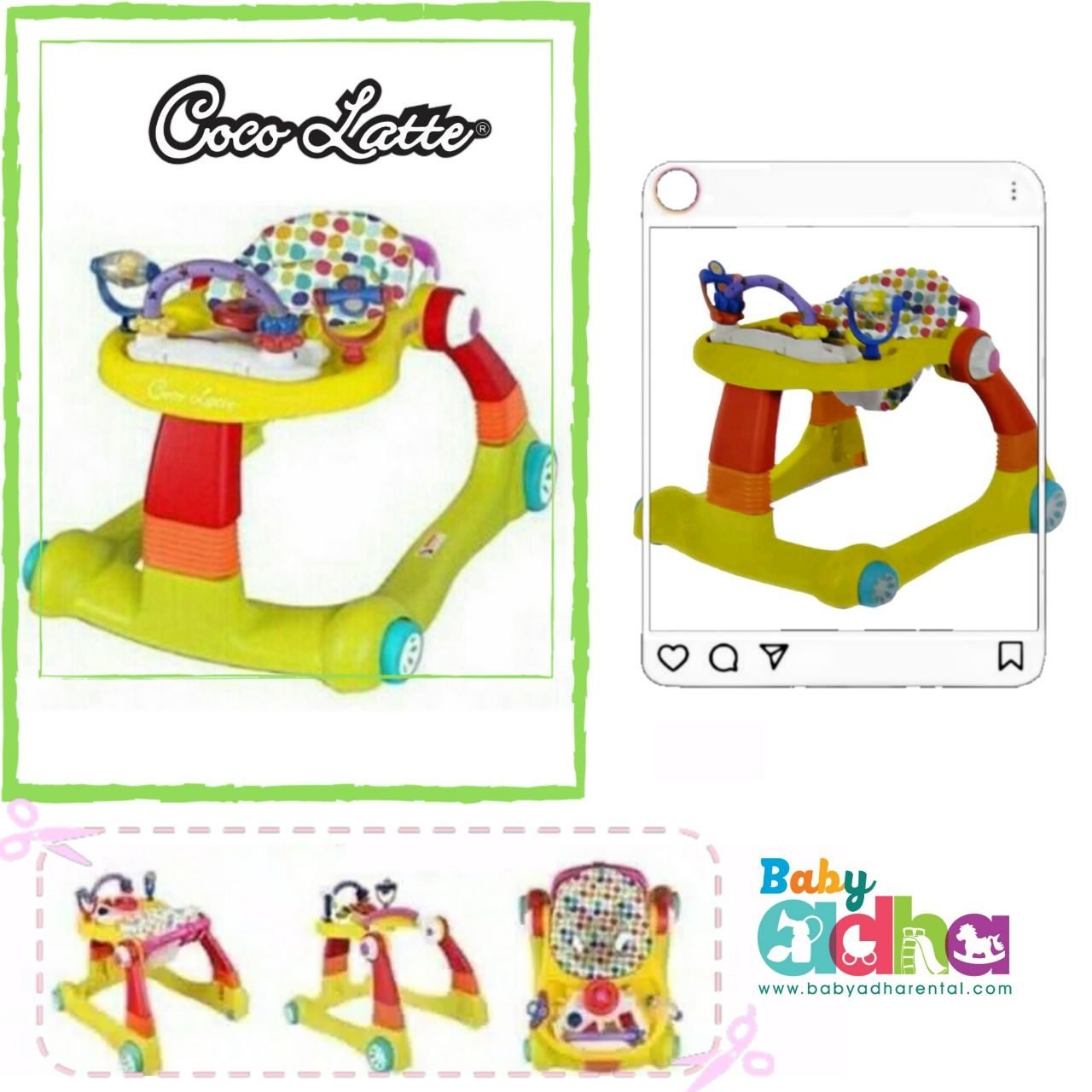 BW COCOLATTE 2 IN 1 LIME GREEN 02