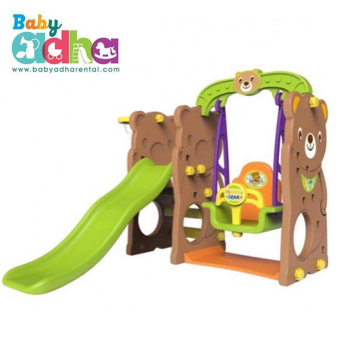 SNS FUNNY BEAR SLIDE N SWING 02