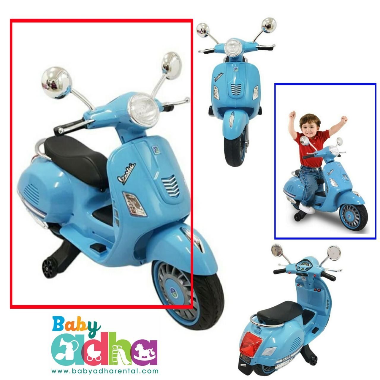 AT PMB MOTOR AKI VESPA BLUE