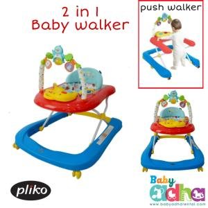 BW PLIKO 2 IN 1 WALKER BLUE PENGUIN