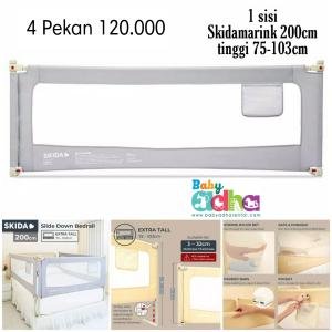 BEDRAIL SKIDAMARINK GREY 200CM