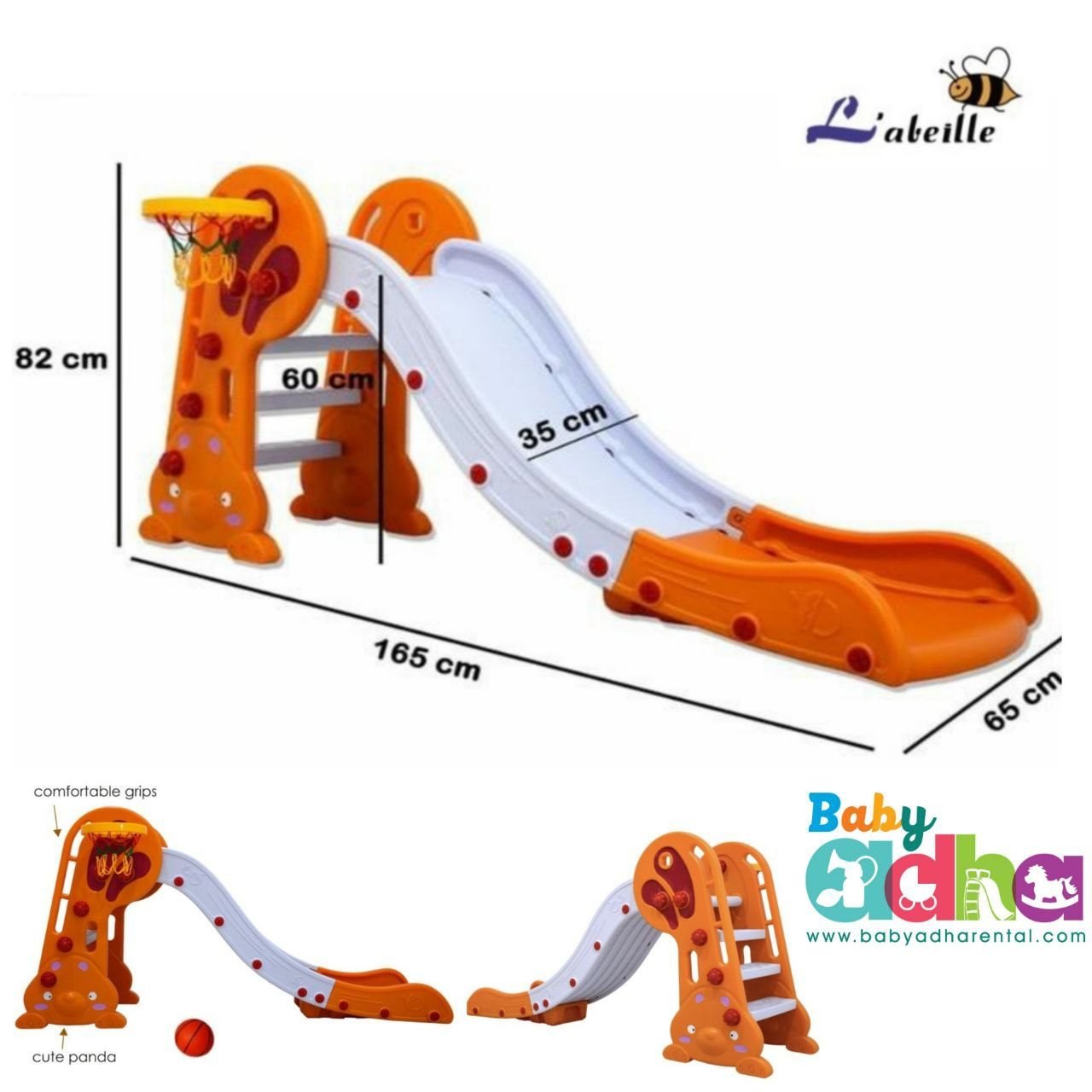 SNS LABIELLE RED PANDA SINGLE SLIDE