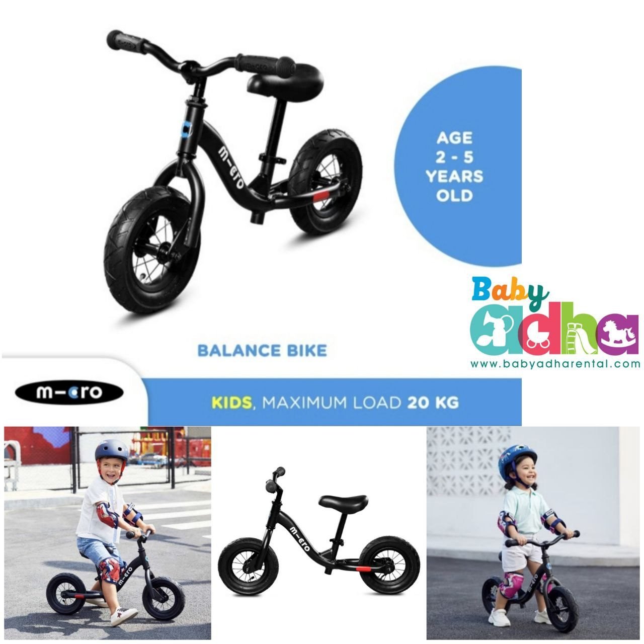 MICRO BALANCE BIKE BLACK