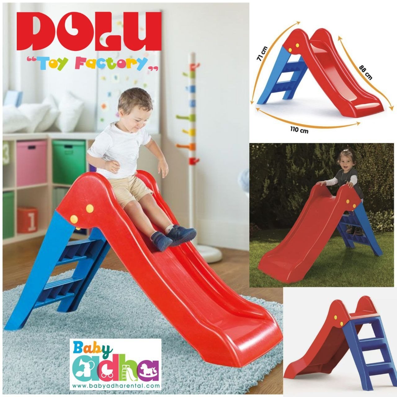 SNS DOLU MY FIRST SLIDE RED