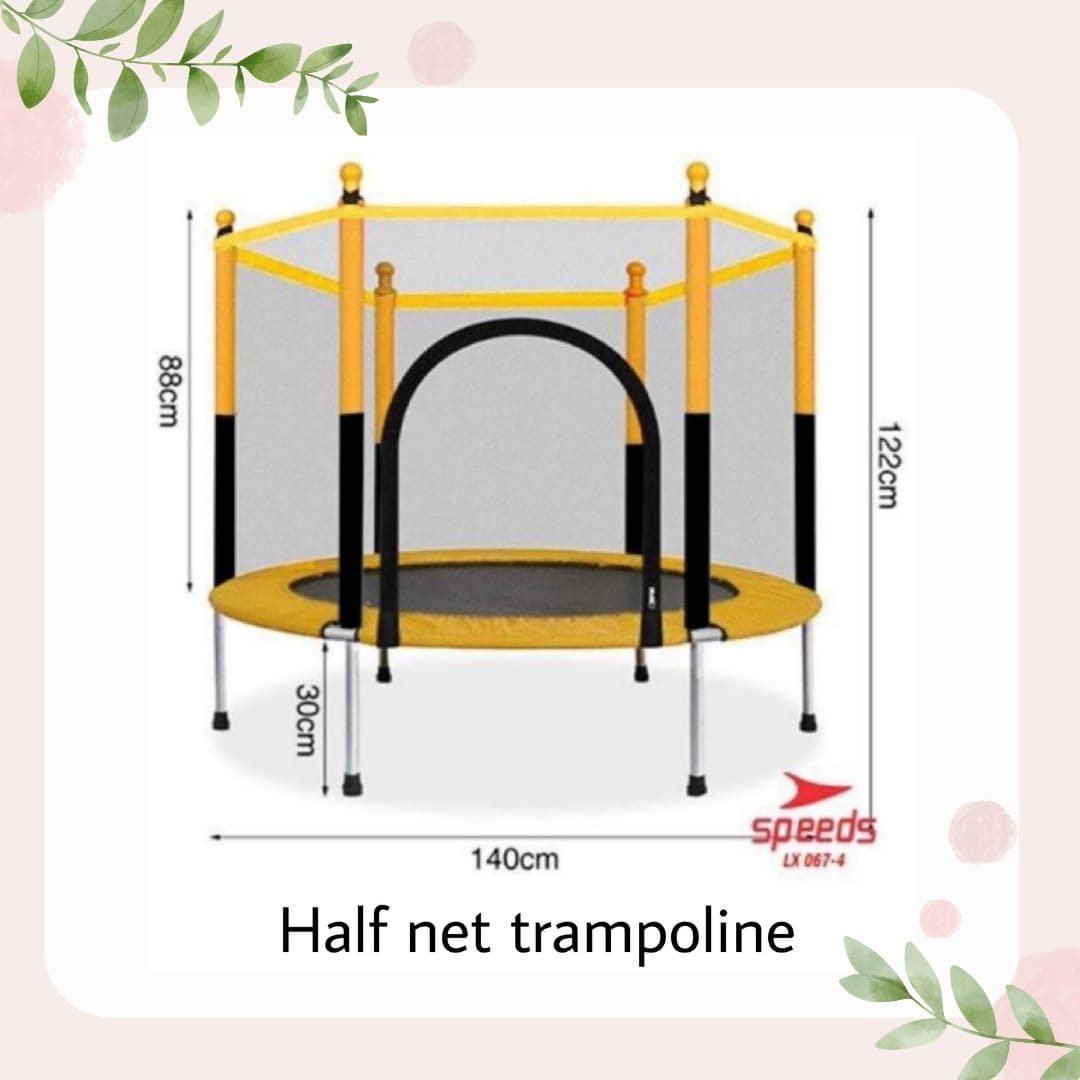 SPEEDS HALF NET TRAMPOLIN YELLOW