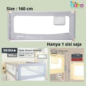 BEDRAIL SKIDAMARINK GREY 160CM