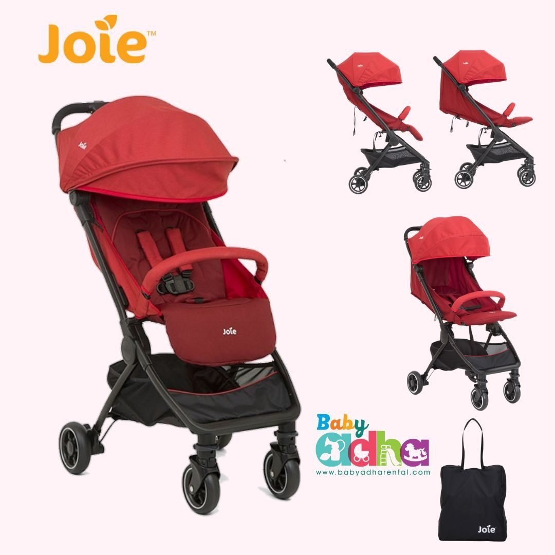 STROLLER JOIE PACT FLEX CRANBERRY