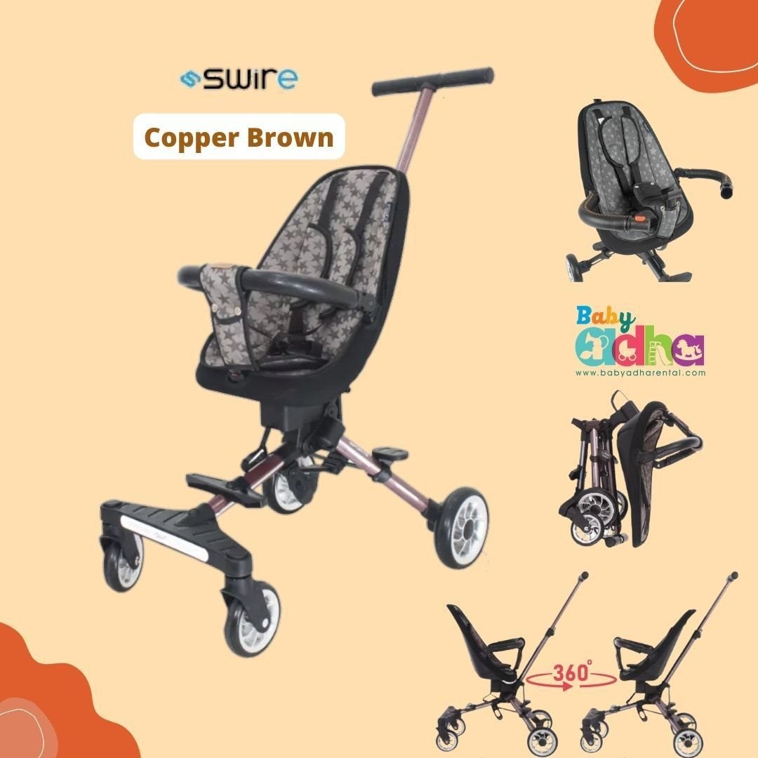 EAZY STROLLER SWIRE 2 IN 1 COPPER BROWN