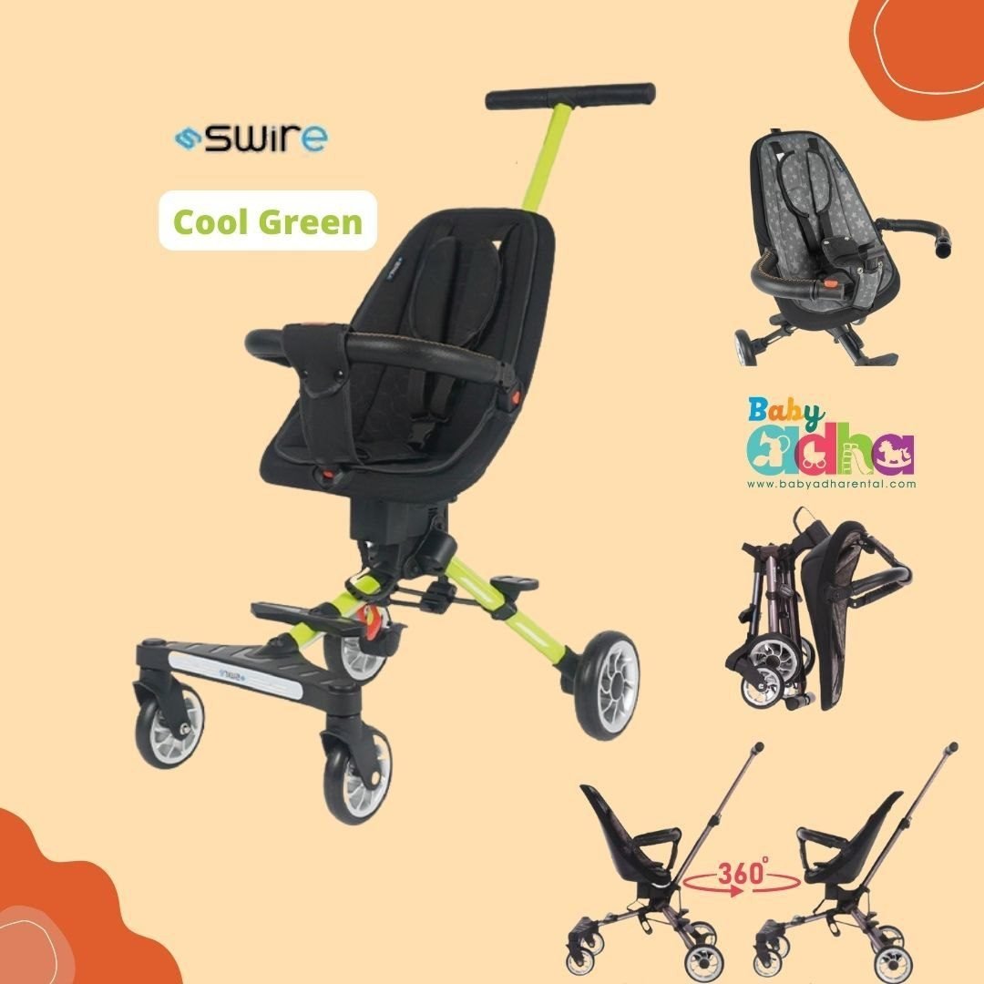 EAZY STROLLER SWIRE 2 IN 1 COOL GREEN