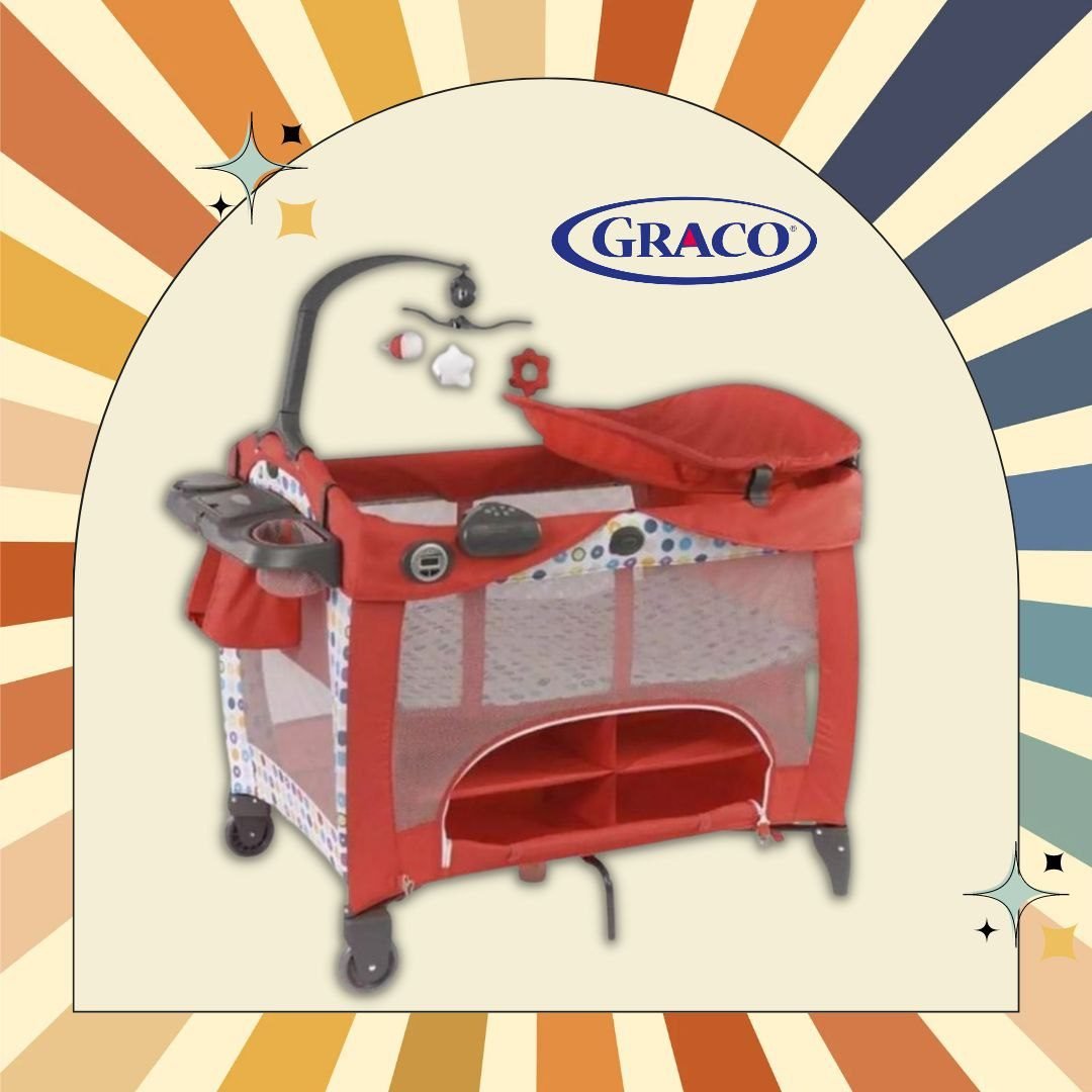 BOX GRACO PACK N PLAY POP ART RED
