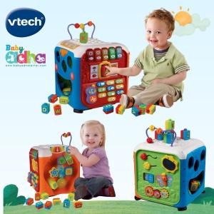 ST VTECH ALPHABET ACTIVITY CUBE RED BLUE