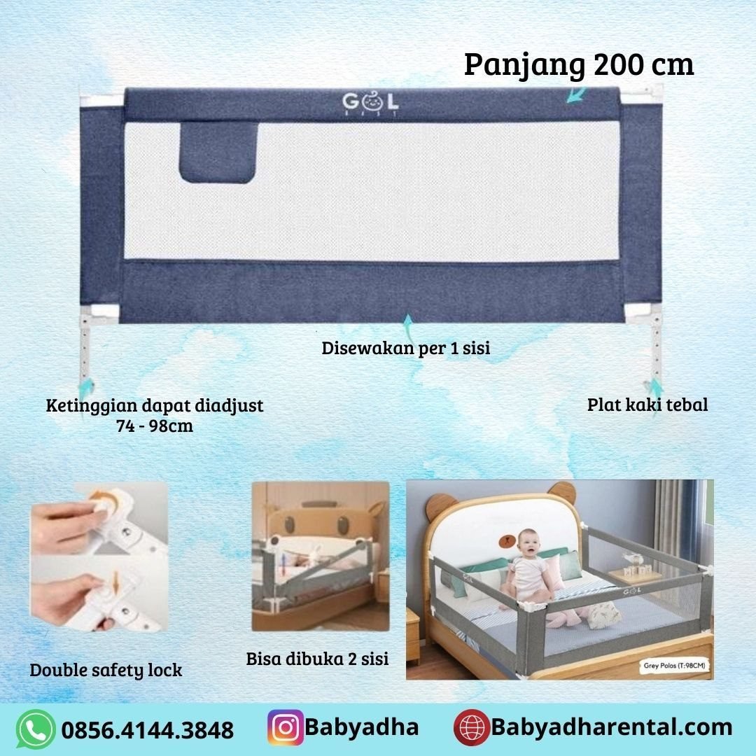 BEDRAIL GOL BLUE 200CM 02