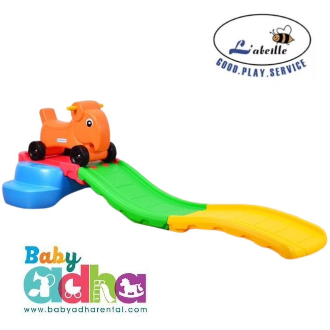 LABIELLE ROLLER COASTER 2 IN 1 RIDE SLIDE