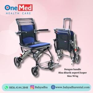 ONEMED KURSI RODA TRAVELING BLUE
