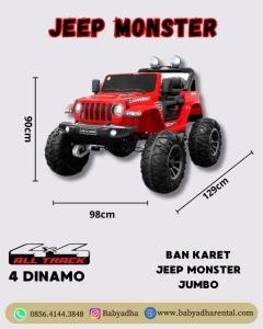 MOBIL AKI VOLTA JEEP MONSTER