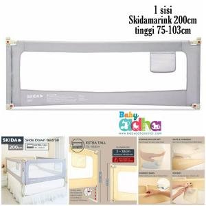 BEDRAIL SKIDAMARINK GREY 200CM 02