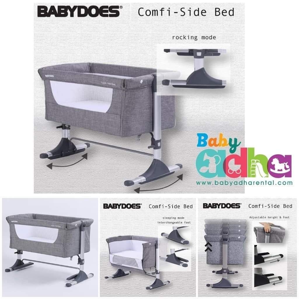 BOX BABYDOES MINI BED GREY TTV03
