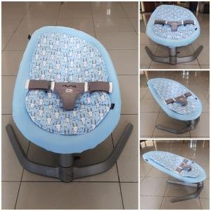 BABY SWING NUNA LEAF CINDER BLACK (blue rabbit nucover)