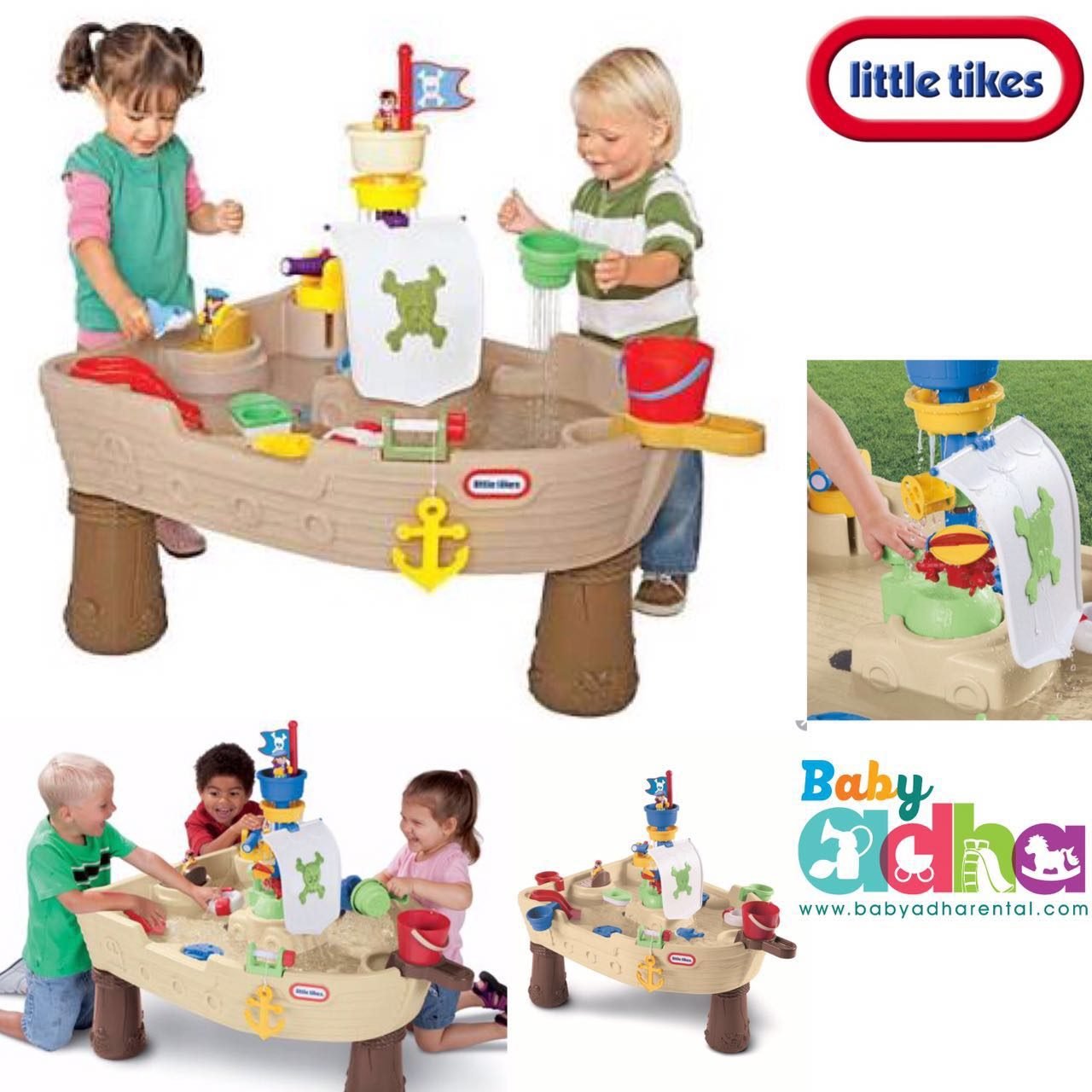 LITTLE TIKES PIRATE SHIP WATER TABLE