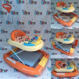 BABY WALKER PLIKO ABC ORANGE