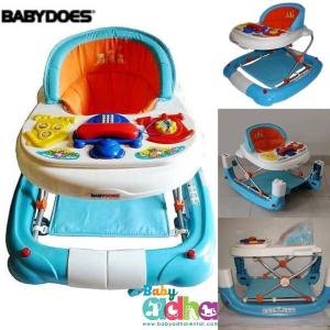 BABY WALKER BABYDOES BLUE ORANGE