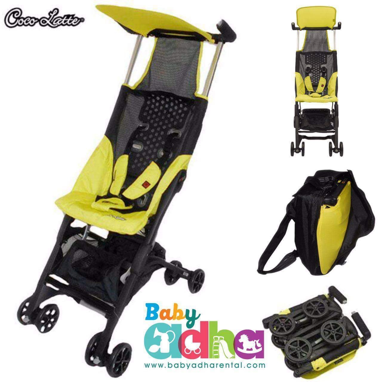 STROLLER COCOLATTE POCKIT GEN 3 YELLOW