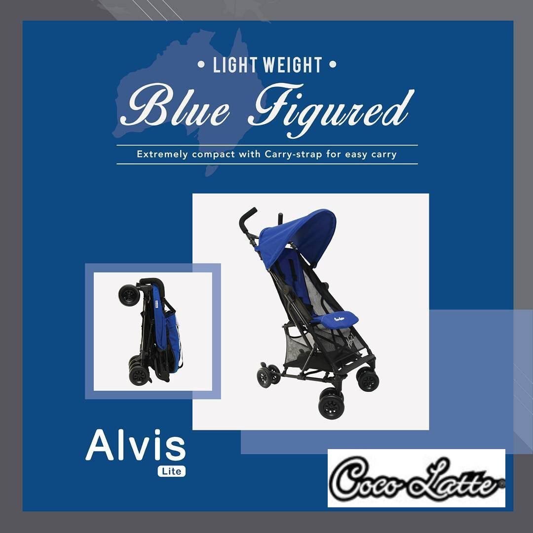 STROLLER COCOLATTE ALVIS LITE BLUE FIGURED