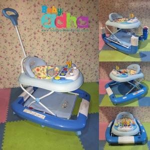 BABY WALKER PLIKO DELUXE ABC BLUE SKY