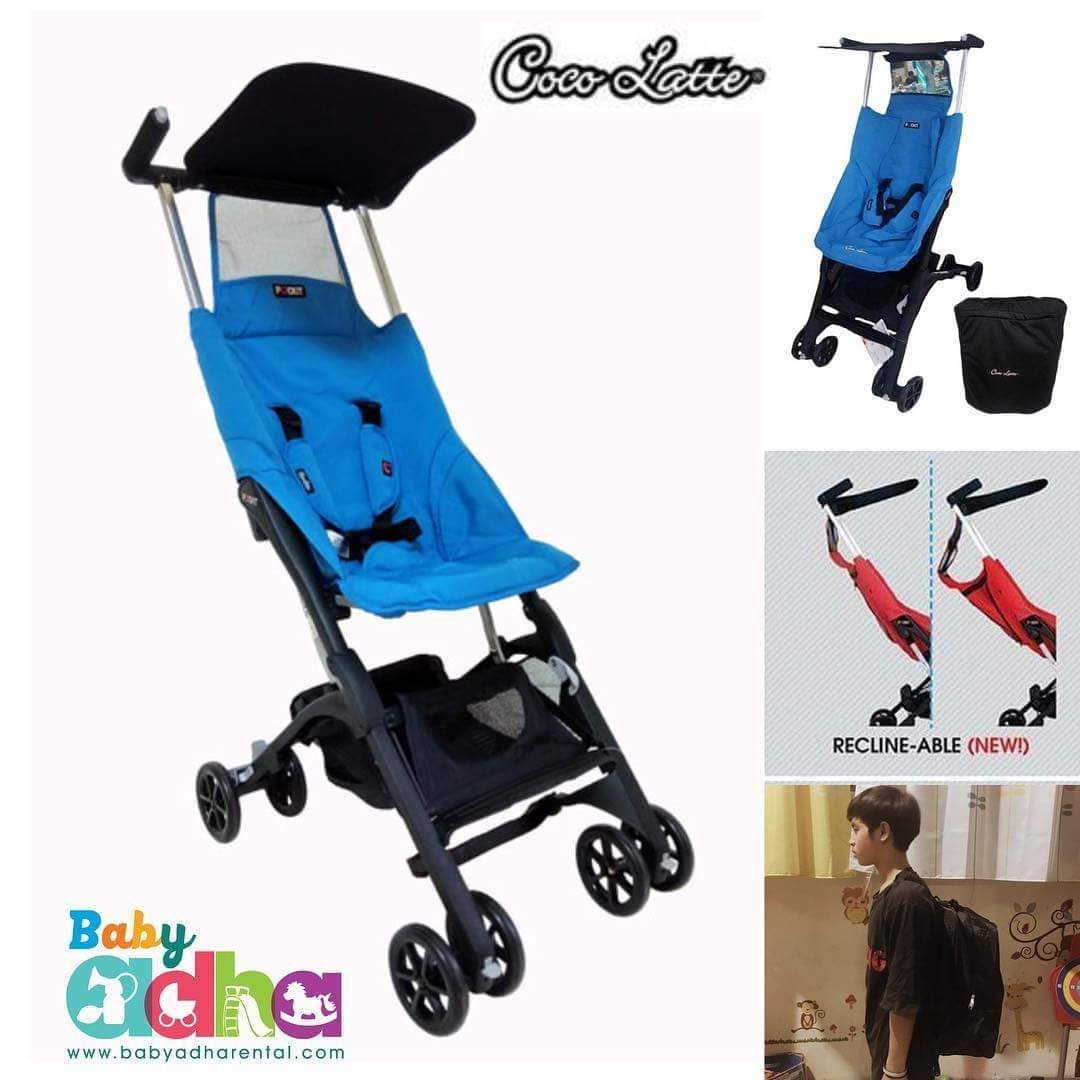STROLLER COCOLATTE POCKIT GEN 5 RECLINE SAPPHIRE BLUE