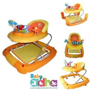 BABY WALKER BABYDOES ORANGE YELLOW
