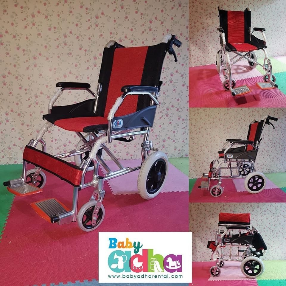 KURSI RODA GEA TRAVELLING RED 