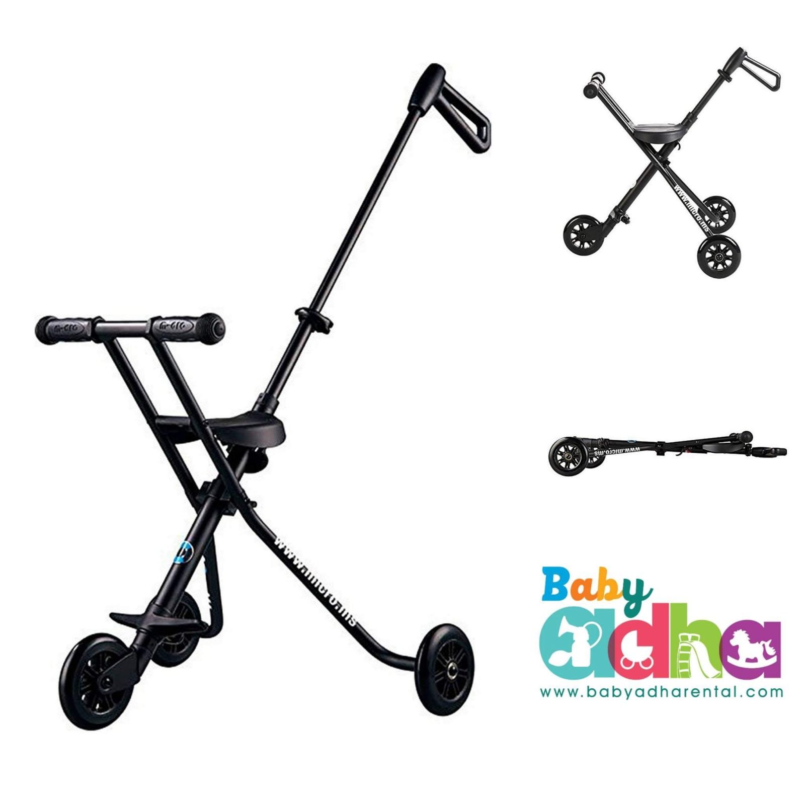MICRO TRIKE BLACK ORIGINAL SWISS 1 