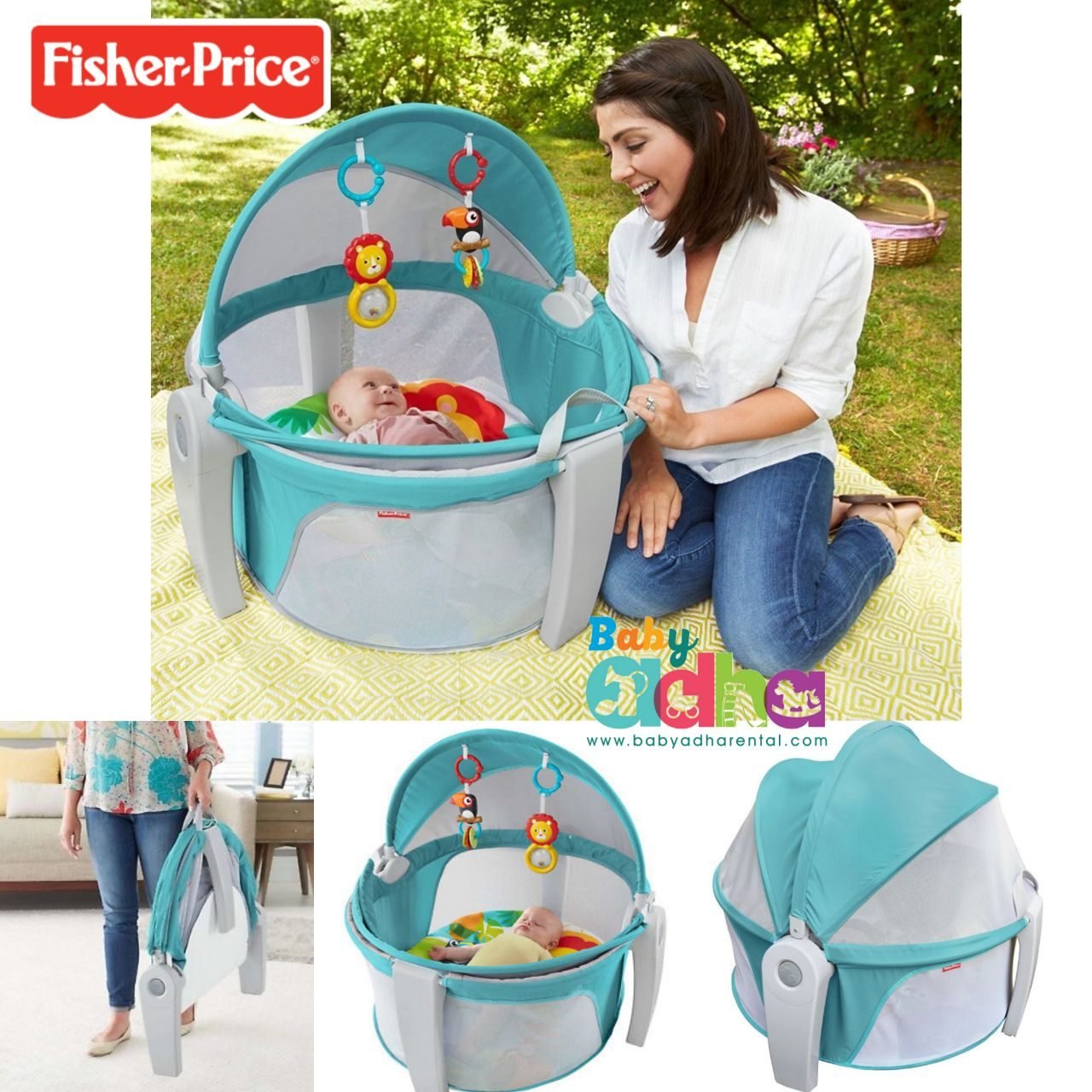 BASSINET FP ON THE GO BABY DOME