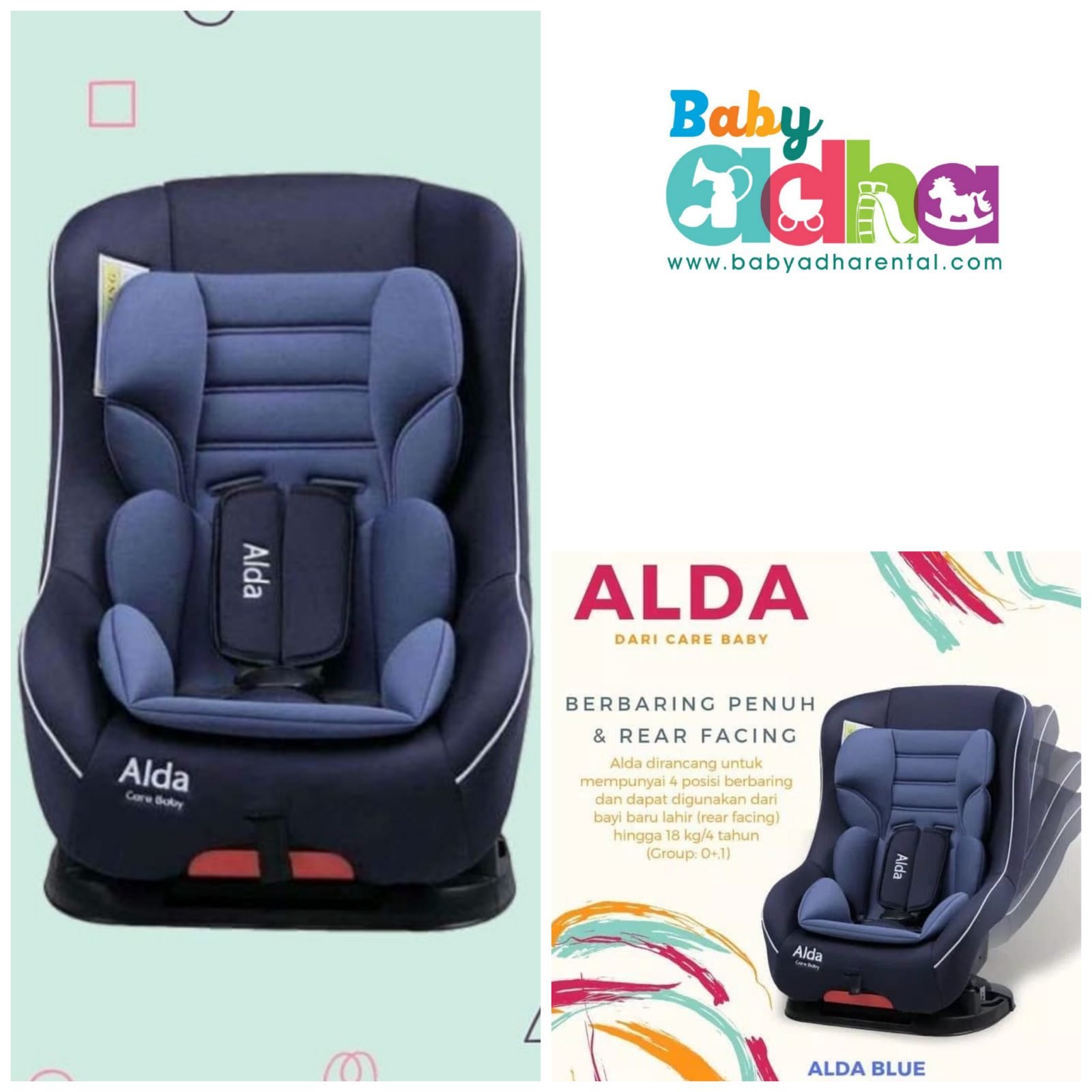 CARSEAT CARE ALDA BLUE